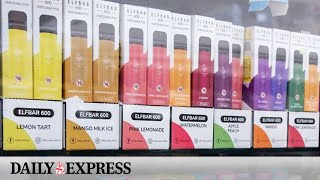 Disposable vapes set to be banned in days [upl. by Yruam]