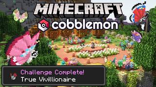 Collecting Every Vivillon  Minecraft Cobblemon 15 [upl. by Oilisab]