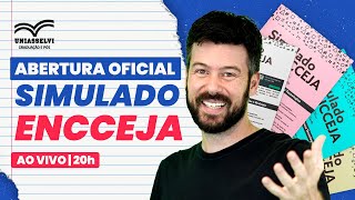 SIMULADO ENCCEJA 2024  LIVE AO VIVO [upl. by Adil997]