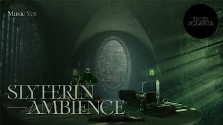 Slytherin Common Room Ambience 🐍 Harry Potter Inspired 🖤 3hrs Underwater Dungeon Dark Academia [upl. by Shaw]