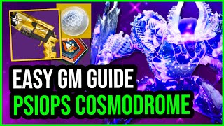 EASY Psiops Battleground Cosmodrome GM Nightfall Guide [upl. by Atnauq]