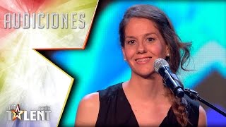 ¡Maravillosa Cristina La música se siente con el corazón  Audiciones 3  Got Talent España 2017 [upl. by Pentha]