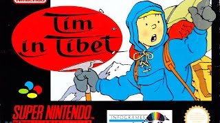 SNES Tintin in Tibet Video Walkthrough [upl. by Eiuqnom]