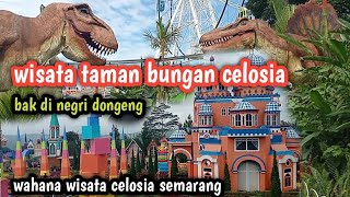 wisata taman bunga amp wahana new celosia park Semarang Jawa tengah yang paling terkenal [upl. by Anaderol451]