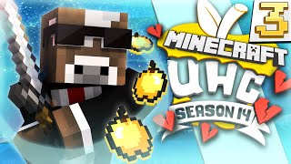 Minecraft CUBE UHC Season 14  HUNTING DFIELD amp TYBZI  Episode 3  Ultra Hardcore [upl. by Abil]