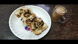 MUSHROOM BRUSCHETTA ITALIAN RECIPE AT HOME IN 5 MINS [upl. by Lledraw816]