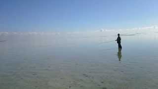 Bonefishing with Keith Russell in Andros Bahamas [upl. by Silra]