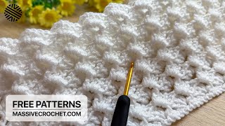 Effortless Elegance 🤍 Easy Crochet Baby Blanket Pattern for Beginners [upl. by Nnairam]