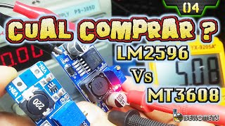 👁‍🗨 CUAL COMPRAR  LM2596 Vs MT3608 Convertidor reductor DC ⚡ Circuito regulador DC bellonets [upl. by Philcox782]