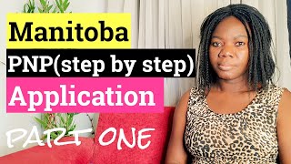 How to apply for Manitoba PNP step by step pt1  Canada Immigration [upl. by Ayad850]