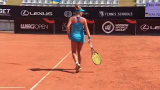 WSG Open 2018  Victoria BOSIO ARG vs Olga IANCHUK UKR [upl. by Enelhtac]