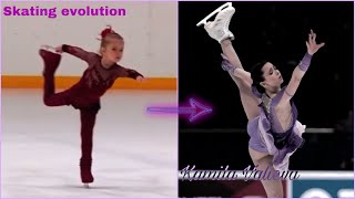 Kamila Valieva камила Валиева  Skating evolution 20102022 [upl. by Aiyt608]