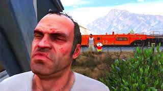 Franklin Made A Bullet Train Station in Front of His house in GTA 5  Gta 5 Tamil [upl. by Adey]