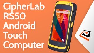 CipherLab RS50 Android Touch Computer [upl. by Yennek]