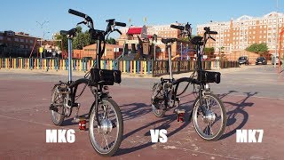 Brompton Electric MK6 Kit vs MK7 Kit [upl. by Coward]