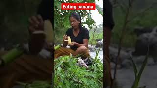 Eating banana short [upl. by Assirek]