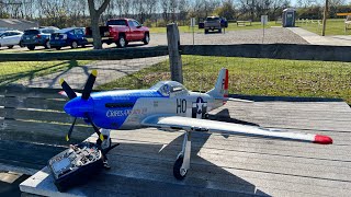 P51D Mustang 12m “Cripes A’Mighty 3rd”  Maiden Flight  Pilot LoveRC [upl. by Nesila]