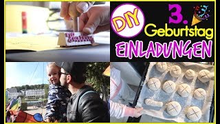 JOGHURT BRÖTCHEN selber machen  DRACHENFEST  DIY Einladungskarten  FamilyVlog 230 [upl. by Natan195]