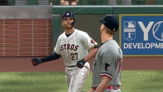 Minnesota Twins vs Houston Astros  ALDS 2023 Full Game 1 Highlights  MLB The Show 23 Sim [upl. by Lazar]