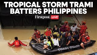 LIVE Tropical Storm Trami Devastates Philippines Over 80 Dead due to Intense Rains and Landslides [upl. by Yseulte]