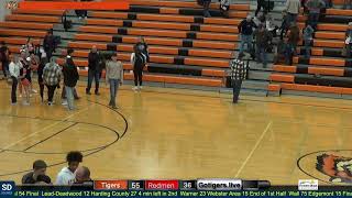 MobridgePollock Tigers vs Sisseton Redmen BBB amp GBB [upl. by Ycal]