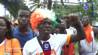 CAN 2023 Le match des supporteurs est déjà bien engagé à Abidjan  EQUINOXE TV [upl. by Tnarb]