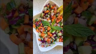 Kachumber salad 🥗  Easy veg salad recipes for weight loss  Kachumber salad for weight loss shorts [upl. by Enajaras305]