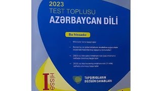 O bu əvəzliklərindən sonra vergülün qoyulması Azərbaycan dili test toplusu [upl. by Aierbma956]