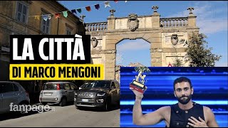 Sanremo Ronciglione in festa per Marco Mengoni quotUnemozione grandissima è il nostro orgoglioquot [upl. by Egan]