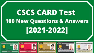 CSCS Test 2021  CSCS new 100 QampA  CitB health and safty test  what is a CSCS card [upl. by Mccall]