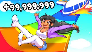 We Slide 99999999 Miles in Roblox [upl. by Obellia]