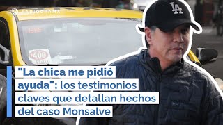 quotLa chica me pidió ayudaquot los testimonios claves del caso Monsalve [upl. by Eillehs]