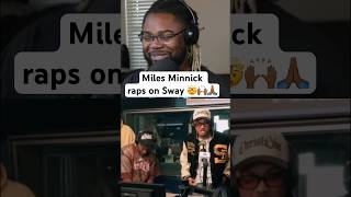 Miles Minnick raps on Sway 😱🤯🙌🏾 christianrap gospelrap christianhiphop christianhiphop [upl. by Lupee]