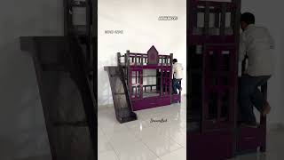 BUNK BED FOR KIDS 👦 barnalawoods home taubatauba karanaujla [upl. by Tadio727]