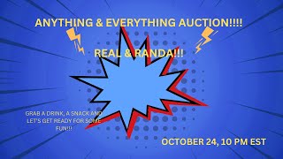 ANYTHING amp EVERYTHING AUCTION [upl. by Tortosa]