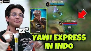 YAWI PICKED HIS SIGNATURE HERO IN MPL ID AND SHOWED THEM WHAT YAWI EXPRESS FEELS LIKE [upl. by Sral]