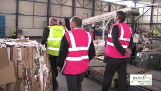 Alun Davies Ministers Visit at Metech Recycling [upl. by Hedges]