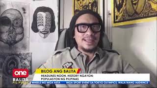 Bilog Ang Balita Populasyon ng Pilipinas [upl. by Kahcztiy]