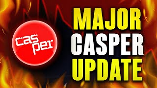 Major Casper Network CSPR Update [upl. by Ellennahc]