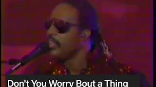 Stevie Wonder  quotDont You Worry Bout a Thingquot live in Detroit [upl. by Annert473]