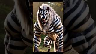 Animal fusion Kingdom p60 animals fusion hybrids elephant zebra wolf trendingshorts [upl. by Aisor]