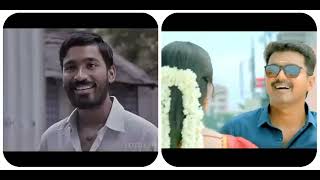 Thalapathy Vijay amp Dhanush same reaction 👁️♥️ Oththa sollala song💕 [upl. by Jump]