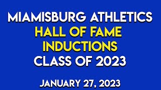 Miamisburg Athletics Hall of Fame Inductions January 27 2023 [upl. by Asilrak]