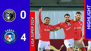 HIGHLIGHTS  PENANG FC 0  4 SABAH FC  LIGA SUPER 20242025 [upl. by Anivlis]