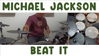 Beat It  Michael Jackson  Drum Cover 185 [upl. by Claudetta478]