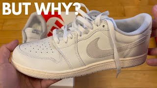 UNBOXING Air Jordan 1 Low 85 Neutral Grey  Why Didnt They Just Release These Only lowheat [upl. by Meier]