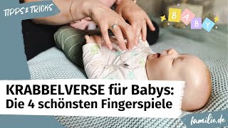 Krabbelverse für Babys Die 4 schönsten Fingerspiele [upl. by Ebocaj]