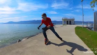 Extreme Carving amp Glovesliding on Inline Skates DH350 2024 [upl. by Guimond]