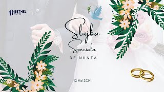 Slujba speciala de nunta  Biserica Penticostala Targu Mures  12 Mai 2024 [upl. by Ihtac679]