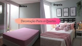 Decoração Para Quarto  Dicas e Ideias Gastando Pouco  Carla Oliveira [upl. by Norej803]